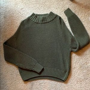 H&M green sweater